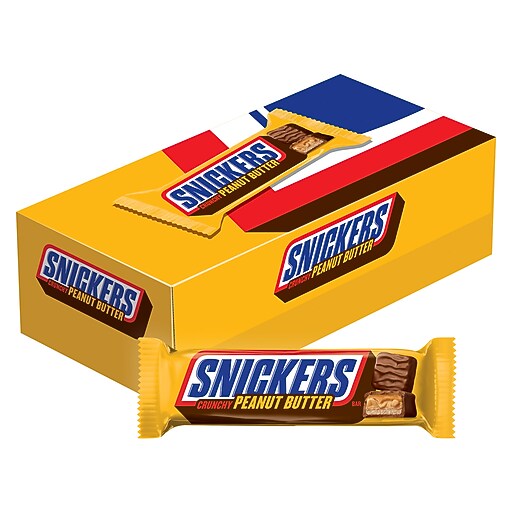 Snickers Peanut Butter Squared Chocolate Candy Bars, 1.78 oz, Pack