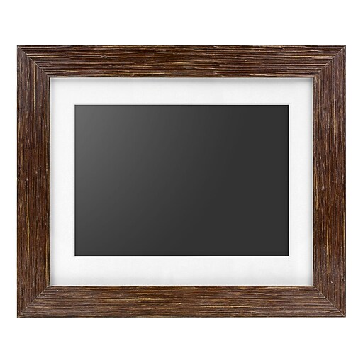 Aluratek 8" Digital Picture Frame, Brown (ADPFD08F) Staples