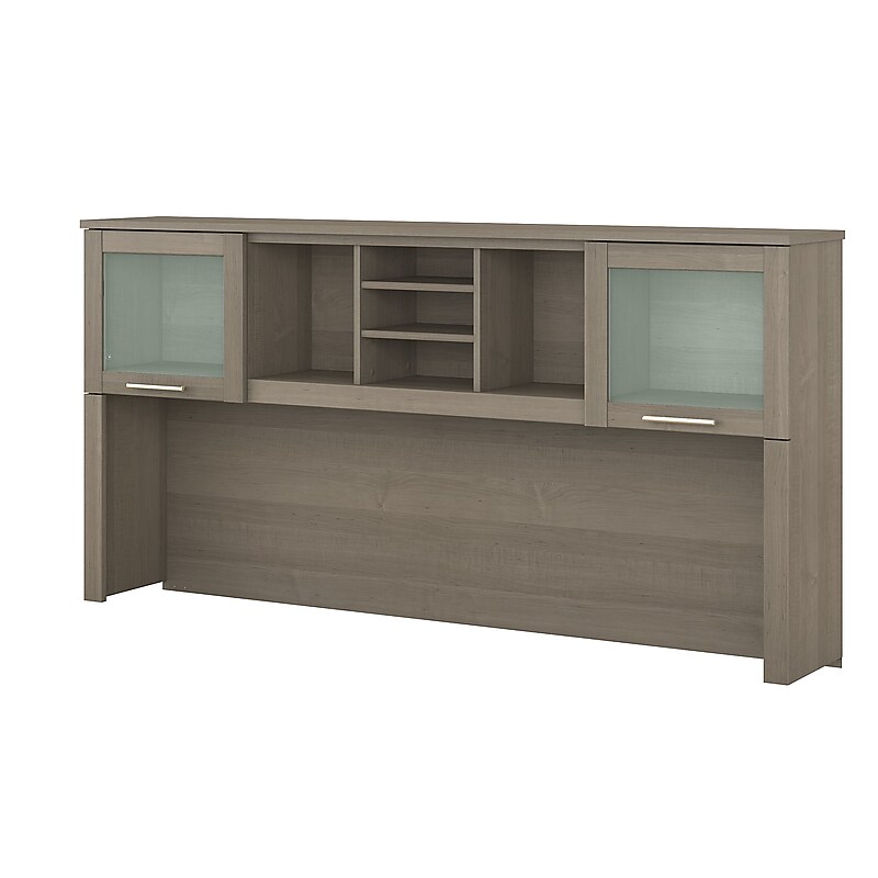 Bush Furniture Somerset 72"W Desktop Hutch, Ash Gray (WC81611) image 1
