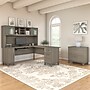 Bush Furniture Somerset 72W L Shaped Desk with Hutch and Lateral File Cabinet, Ash Gray (SET009AG)~#|#~sp58434633_sc7