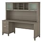 Bush Furniture Somerset 72"W Office Desk with Drawers and Hutch, Ash Gray (SET018AG)~#|#~sp58434638_sc7