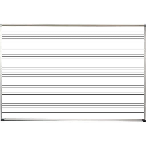 BestRite Porcelain Steel Deluxe Aluminum Trim Oak 4' x 6' Porcelain