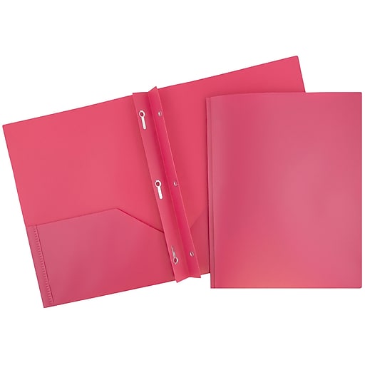 cheap plastic folders with prongs
