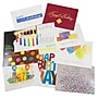 JAM Paper Birthday Cards with Envelopes, 5.6" x 7.9", Assorted Colors, 50/Pack (526AOA001WB)~#|#~sp58557628_sc7