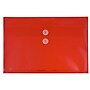 JAM PAPER Plastic Filing Envelopes with Button & String Tie Closure, Legal Size, Assorted Colors, 6/Pack (219B1RLIGBYORCL)~#|#~sp58557860_sc7