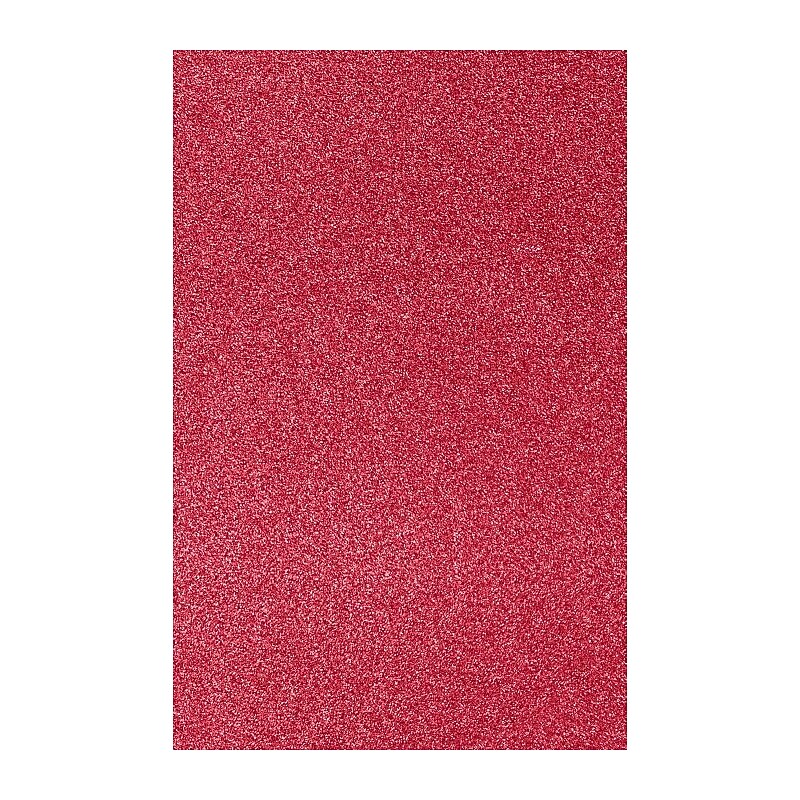 LUX 105 lb. Cardstock Paper, 11" x 17", Holiday Red Sparkle, 50 Sheets/Pack (1117-C-MS08-50) image 1