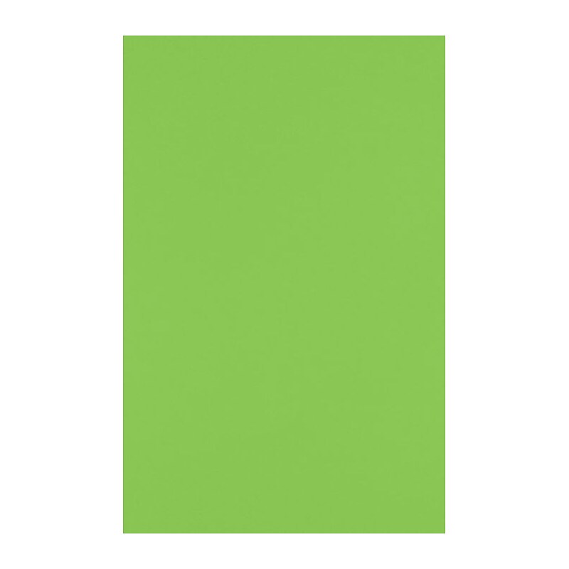 LUX 100 lb. Cardstock Paper, 11" x 17", Limelight, 50 Sheets/Pack (1117-C-101-50) image 1