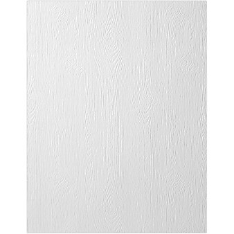 Lux 110 lb. Cardstock 8.5 x 11 White Linen 250 Sheets/Ream  (81211-C-90-250) 