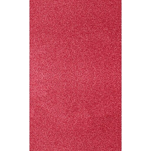 RED FLASH – Glitter Silk Cardstock 12x12 Size: 20 Pack