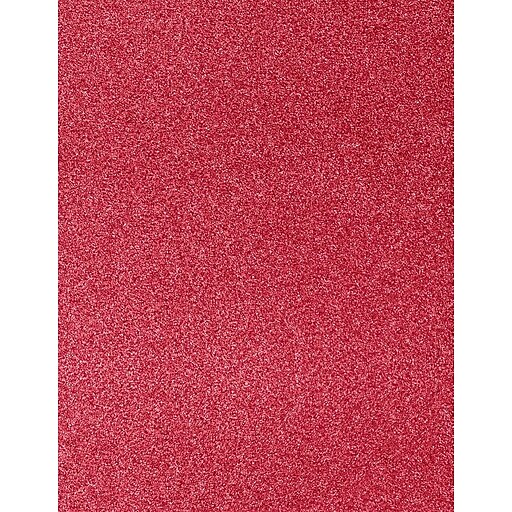 Lux 105 Lb. Cardstock Paper 8.5 X 11 Holiday Red Sparkle 250 Sheets/pack  (81211-c-ms08250) : Target