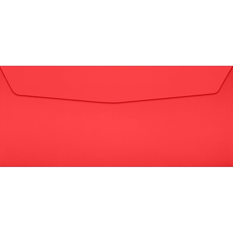 LUX #10 Regular Envelopes (4 1/8 x 9 1/2) 250/Pack, Electric Cherry (WS-2995-250) image 1