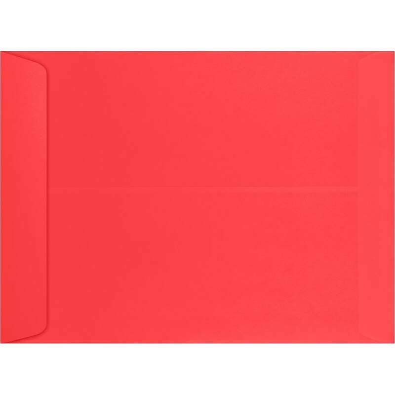 LUX 10 x 13 Open End Envelopes 50/Pack, Electric Cherry (WS-5428-50) image 1