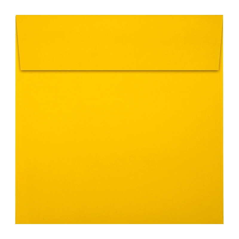 LUX 5 x 5 Square Envelopes 1000/Pack, Sunflower (LUX-8505-121000) image 1