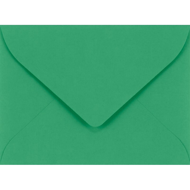 LUX #17 Mini Envelopes (2 11/16 x 3 11/16) 500/Pack, Holiday Green (LUXLEVC-17-500) image 1