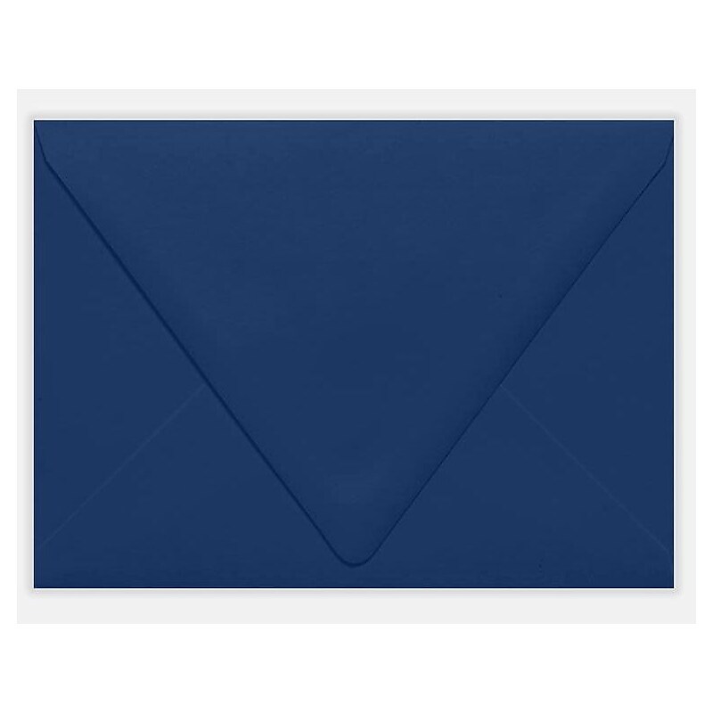 LUX A7 Contour Flap Envelopes (5 1/4 x 7 1/4) 250/Pack, Navy (LUX-1880-103250) image 1