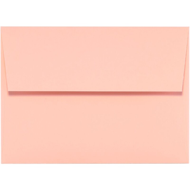 LUX A6 Invitation Envelopes (4 3/4 x 6 1/2) 500/Pack, Blush (LUX-4875-39-500) image 1