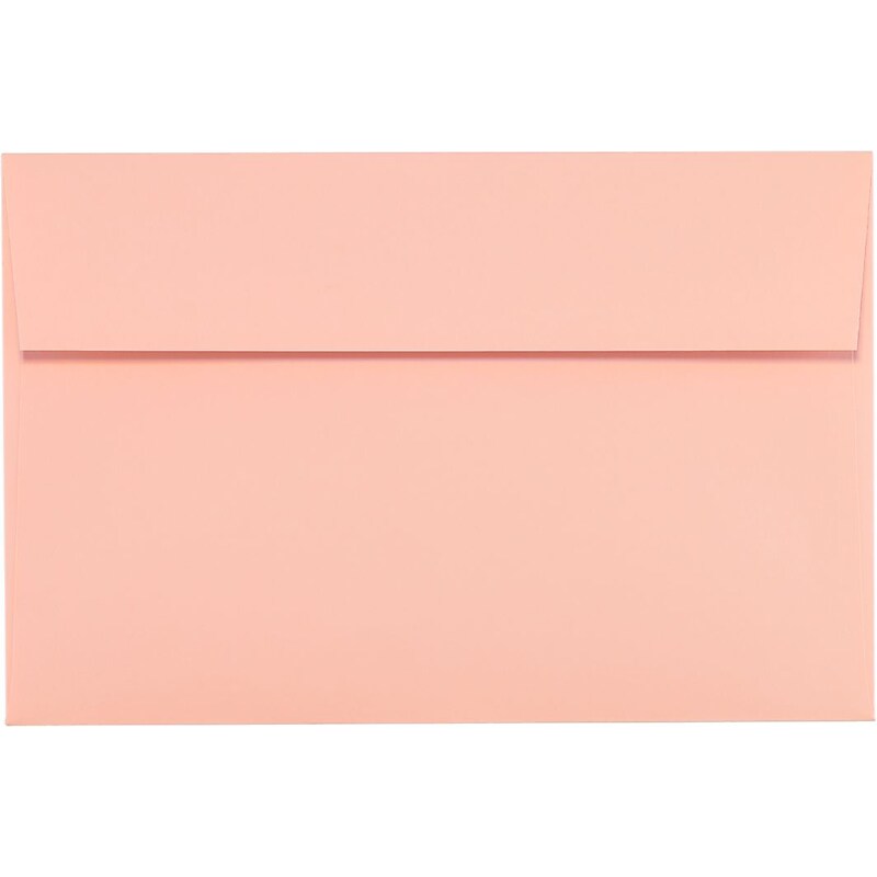 LUX A9 Invitation Envelopes (5 3/4 x 8 3/4) 50/Pack, Blush (LUX-4895-39-50) image 1