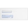 Quality Park Redi-Seal Self Seal Security Tinted #10 Double Window Envelope, 4 1/2" x 9 1/2", White Wove, 50/Pack (24559-QP-50)~#|#~sp5875503_sc7