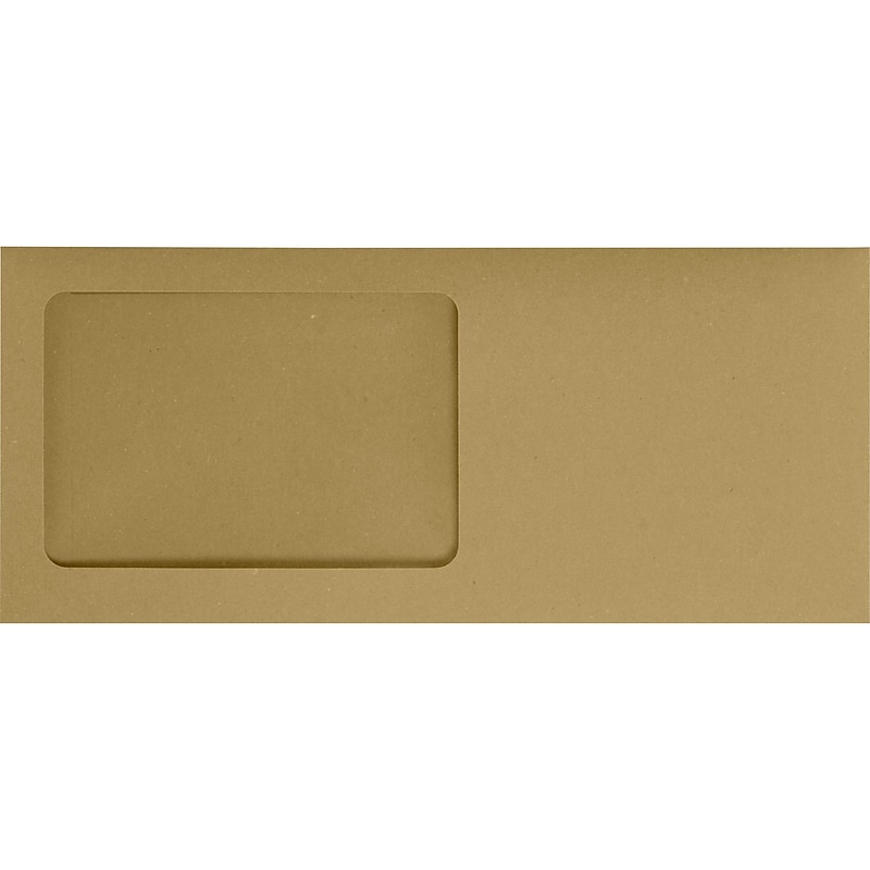 LUX #10 All Purpose Window Envelopes(4 1/8 x 9 1/2) 50/Pack, 70lb. Grocery Bag (LUX-10APW-GB-50) image 1