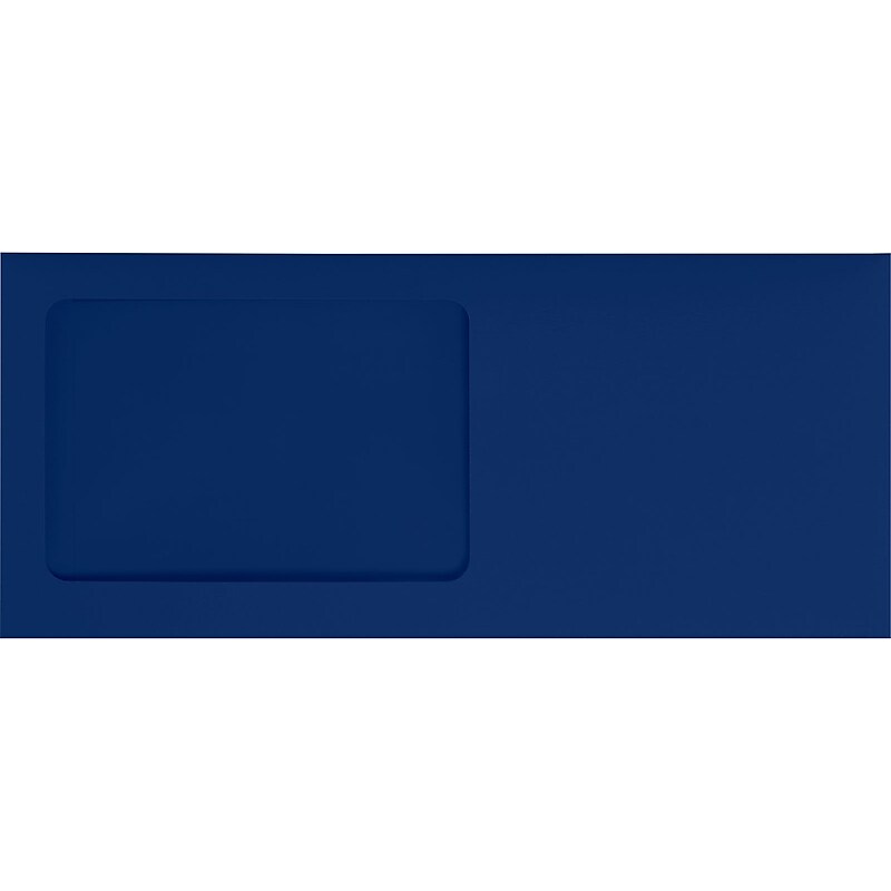 LUX #10 All Purpose Window EnvelopesEnvelopes(4 1/8 x 9 1/2) 50/Pack, 80lb. Navy (LUX-10APW-10350) image 1