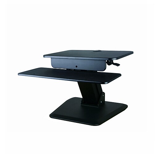 TygerClaw SitStand Desktop Workstation Stand (TYDS10016BLK) at Staples