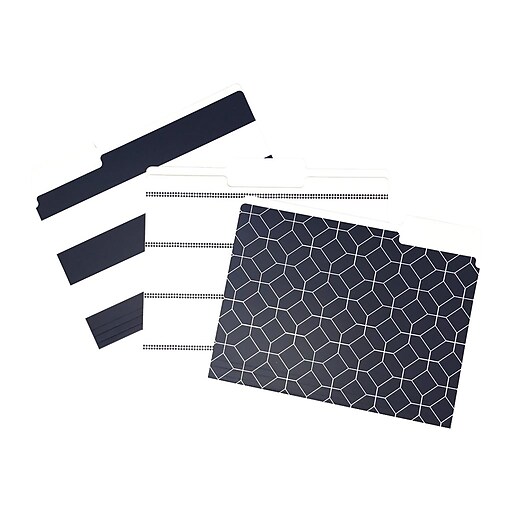 Kahootie Co. Heavy Duty, File Folders, 1/3 Cut Tab, 9.55" x 11.7" Size