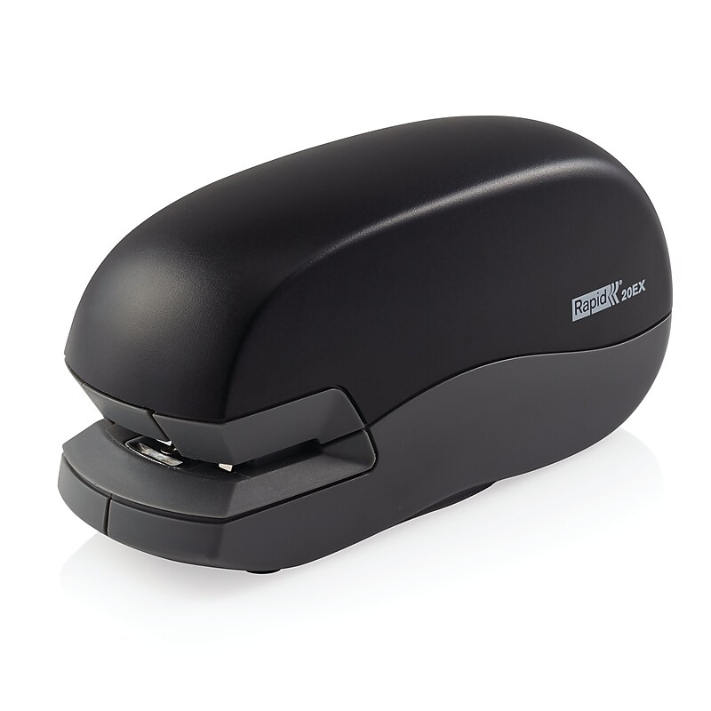 Rapid Fixativ 20EX Electric Desktop Stapler, 20-Sheet Capactiy, Black (73126) image 1