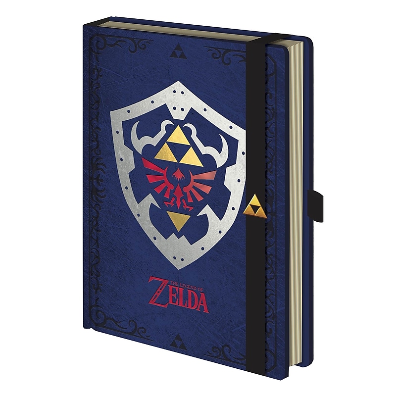 Pyramid America Legend of Zelda - Foil Hylian Shield Premium Journal  A5 Multicolor (SR72122) image 1