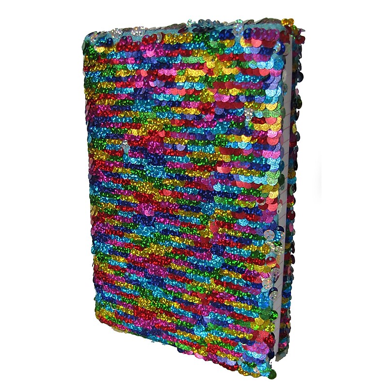 Pyramid America Rainbow Sequin Premium Journal  A5 Multicolor (SRA91589) image 1