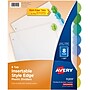 Avery Style Edge Insertable Plastic Dividers, 8 Tab, Multicolor (11201)~#|#~sp58981299_sc7