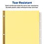 Avery Big Tab Insertable Paper Dividers, 5-Tab, Yellow (11110)~#|#~sp58981310_sc7