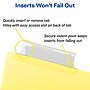 Avery Big Tab Insertable Paper Dividers, Clear 8 Tab, Buff  (11112)~#|#~sp58981318_sc7