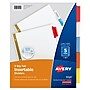 Avery Big Tab Insertable Paper Dividers, Assorted Color 5 Tab, White (11121)~#|#~sp58981327_sc7