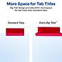 Avery Big Tab Insertable Paper Dividers, 8 Tabs, White with Multicolor Tabs (11123)~#|#~sp58981337_sc7