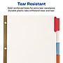 Avery Big Tab Insertable Paper Dividers, 8 Tabs, White with Multicolor Tabs (11123)~#|#~sp58981339_sc7