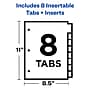 Avery Big Tab Insertable Paper Divider, 8 Tabs, Multicolor, 1 Set (11111)~#|#~sp58981406_sc7