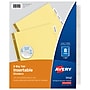Avery Big Tab Insertable Paper Dividers, Clear 8 Tab, Buff  (11112)~#|#~sp58981407_sc7