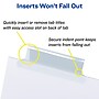 Avery Big Tab Insertable Paper Dividers, Clear 5 Tab, White (11122)~#|#~sp58981416_sc7