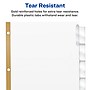 Avery Big Tab Insertable Paper Dividers, Clear 5 Tab, White (11122)~#|#~sp58981418_sc7