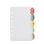 Avery® Style Edge Insertable Plastic Dividers, 5-Tab, Assorted, 5 1/2" x 8 1/2"~#|#~s1067081_sc7