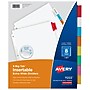 Avery Big Tab Insertable Extra Wide Insertable Dividers, 8-Tab, White, 1/Set (11222)~#|#~sp58981618_sc7