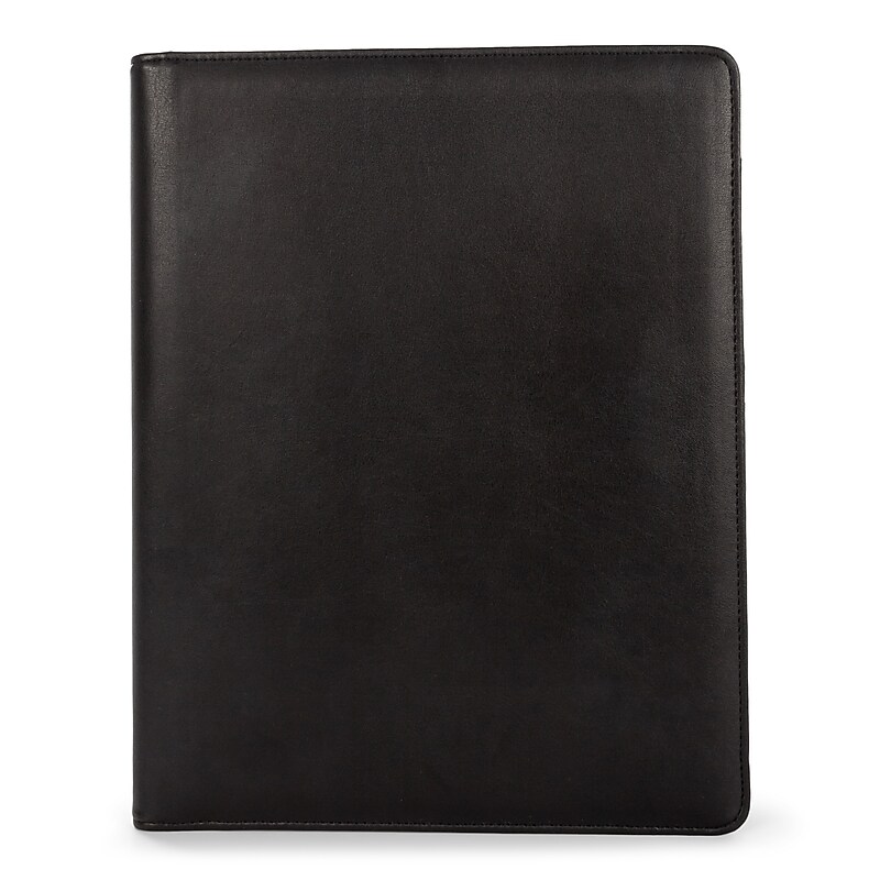 Bond Street Faux Leather Padfolio, Black (WRC5040BS-Black) image 1