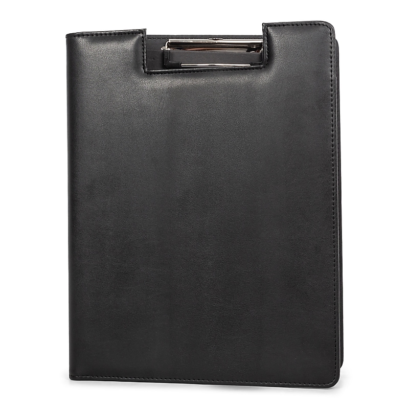 Bond Street Bondstreet Faux Leather Padfolio, Black (WRC5041BS-Black) image 1