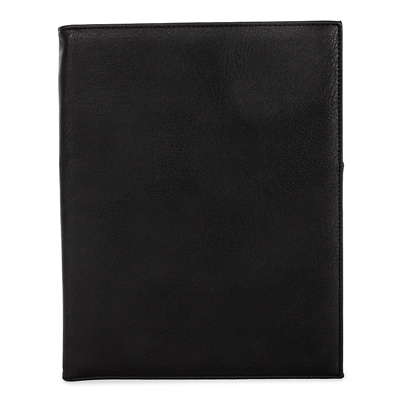 Bond Street Faux Leather Padfolio, Black (WRC5042BS-Black) image 1