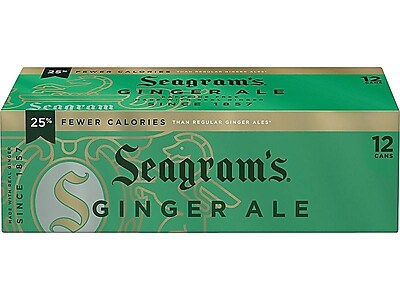 Seagrams Ginger Ale 12Oz 12Pk