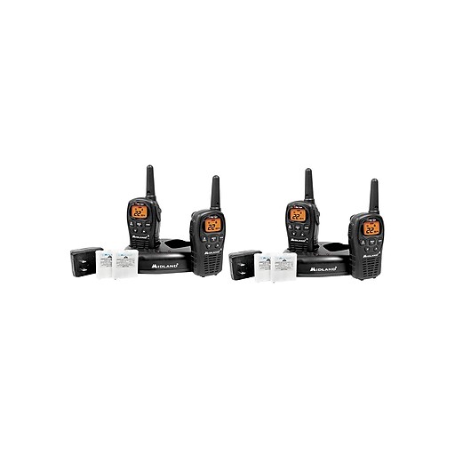 Shop Staples for KIT Midland LXT500vp3 24-mile GMRS Radio 4 Pk With