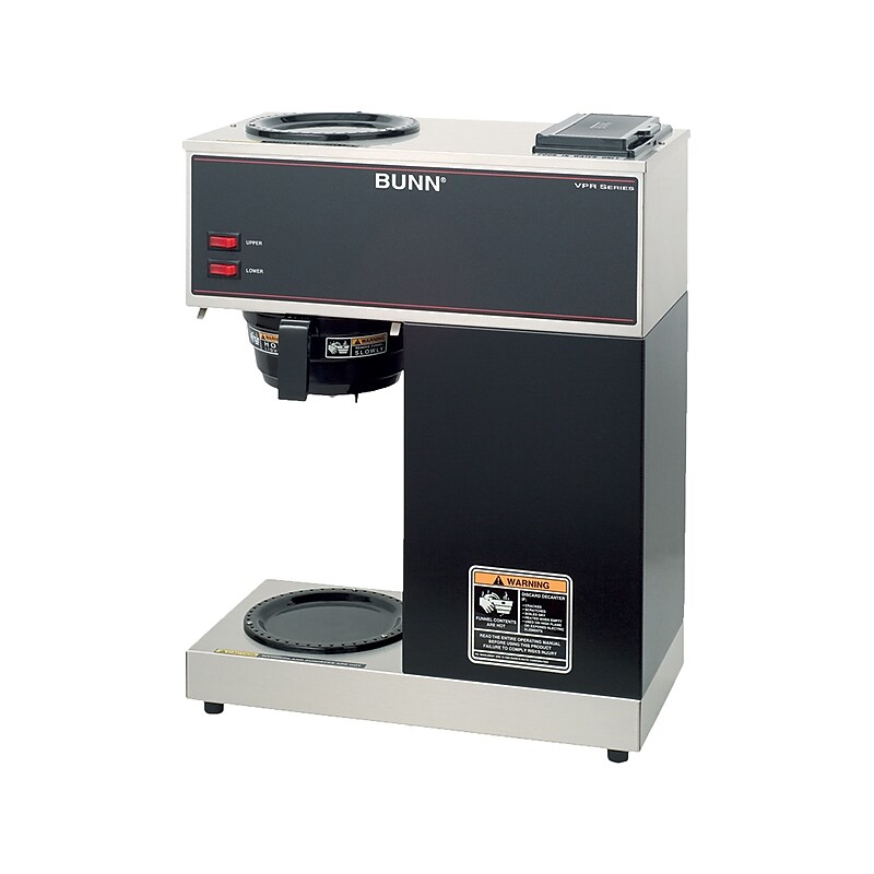 Bunn VPR 12-Cup Commercial Pourover Coffee Maker, Black (BUNVPR2) image 1