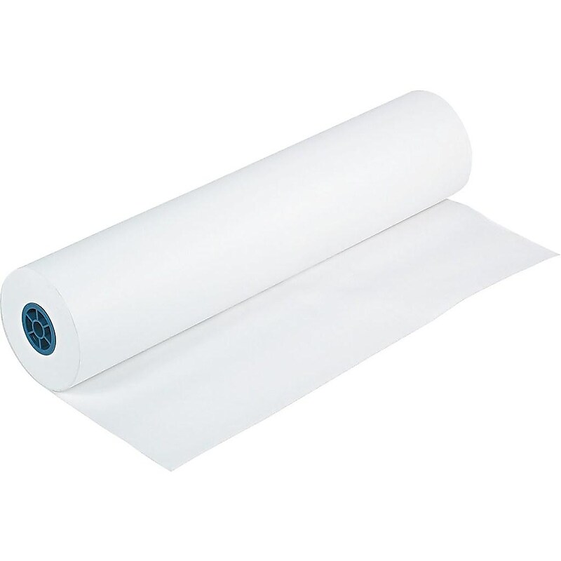 Pacon Kraft Paper Roll, 36" x 1000', White (5636) image 1