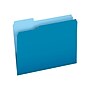 Pendaflex Two-Tone File Folders, 1/3 Cut Tab, Letter Size, Blue, 100/Box (PFX 152 1/3 BLU)~#|#~sp59054253_sc7
