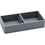 Poppin Softie This + That 2-Compartment Silicone Tray, Dark Gray (103077)~#|#~sp59055639_sc7